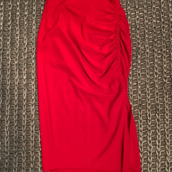 Ruched side slit skirt - Picture 3 of 3